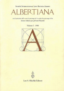 Albertiana, vol. I/1998