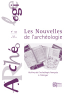 Les Nouvelles de l'archéologie, n° 145/septembre 2016