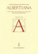 Albertiana, vol. IX/2006