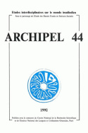 Archipel, n° 44/1992