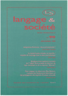 Langage et société, n° 90/déc. 1999