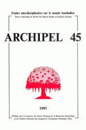 Archipel, n° 45/1993