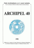 Archipel, n° 40/1990