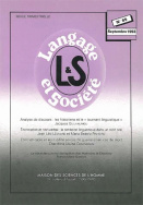 Langage et société, n° 65/sept. 1993