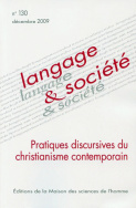 Langage et société, n°130/décembre 2009