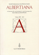 Albertiana, vol. XIII/2010