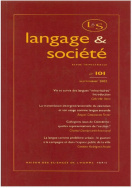 Langage et société, n° 101/sept. 2002