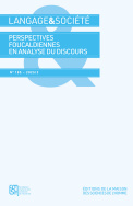 Langage & Société n° 185 – 2025/2