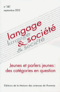 Langage et société, n° 141/septembre 2012