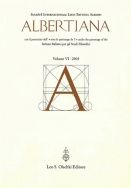 Albertiana, vol. VI/2003