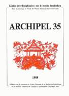 Archipel, n° 35/1988