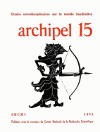 Archipel, n° 15/1978