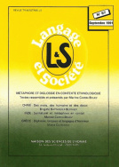 Langage et société, n° 57/sept. 1991