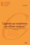 Cahiers de la recherche sur l'éducation et les savoirs, n° 16/2017