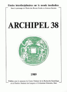 Archipel, n° 38/1989