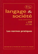 Langage et société, n° 119/mars 2007