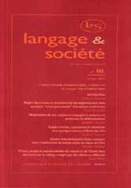 Langage et société, n° 111/mars 2005