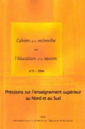 Cahiers de la recherche sur l'éducation et les savoirs, n°5/2006