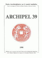 Archipel, n° 39/1990