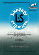 Langage et société, n° 49/sept. 1989