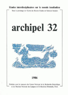 Archipel, n° 32/1986