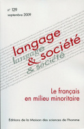 Langage et société, n° 129/septembre 2009