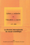 Cahiers de la recherche sur l'éducation et les savoirs, n°9/2010