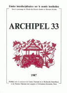 Archipel, n° 33/1987