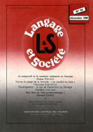 Langage et société, n° 54/déc. 1990